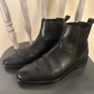 Coach Black Leather Men's Boots